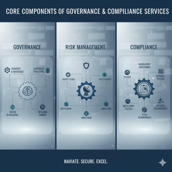 core components of governance risk & compliance services
